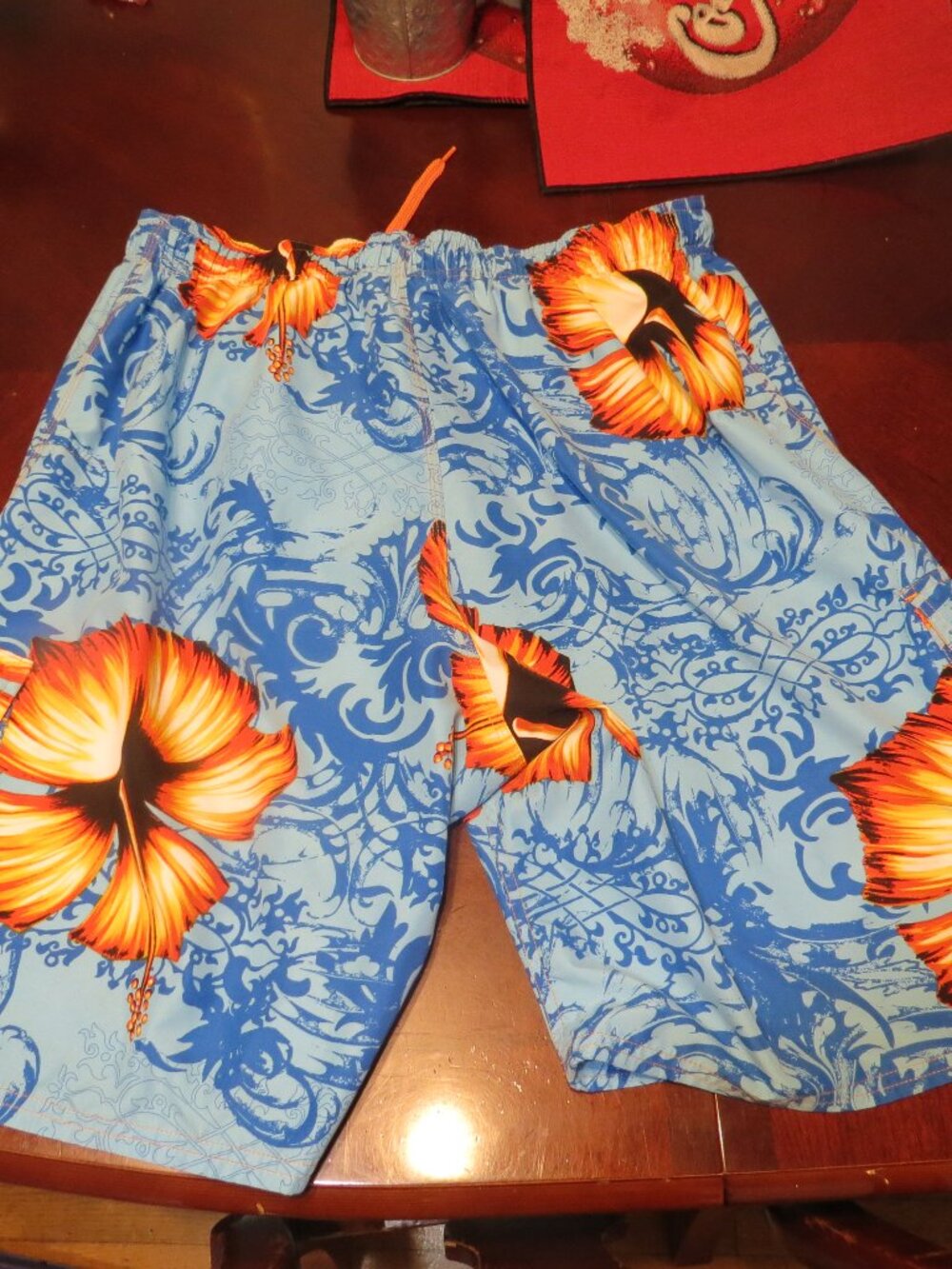 Men's OP XL Swim Trunks Floral